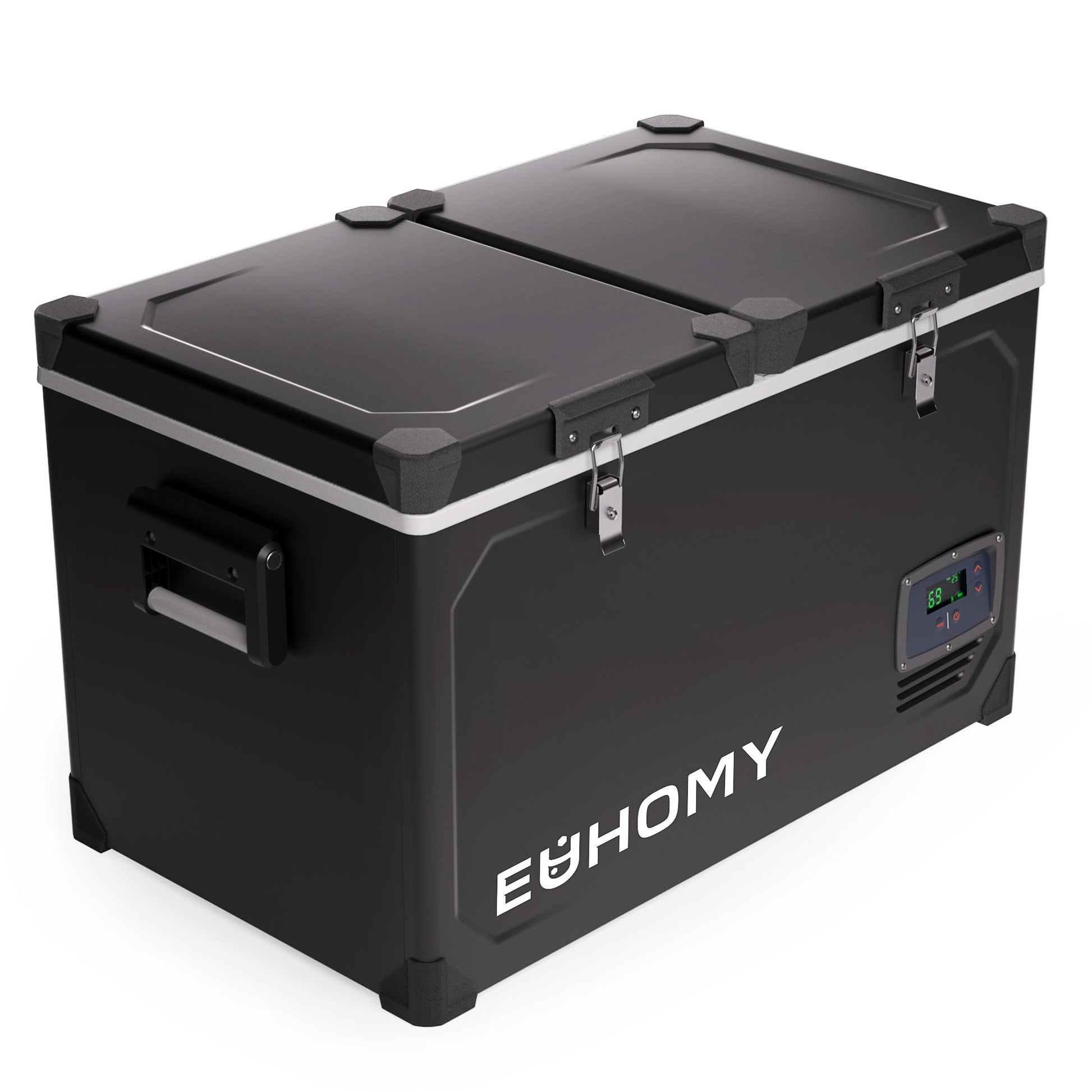 EUHOMY 12 Volt Refrigerator Car Refrigerator 12/24V DC 110-240V AC for Camping, Travel, Truck, Home - Euhomy