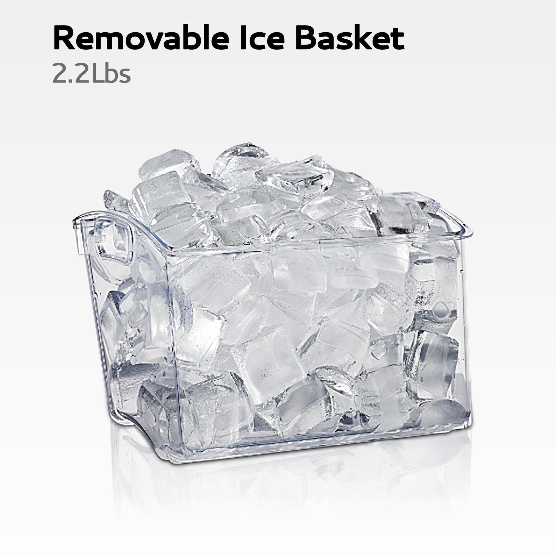 EUHOMY Luna Pro LunaArc™️ Portable Crystal Crescent Ice Maker Countertop – Melts 30 Mins Lower, Rapid Ice Making in 12 Mins, Real-Time Status Visibility